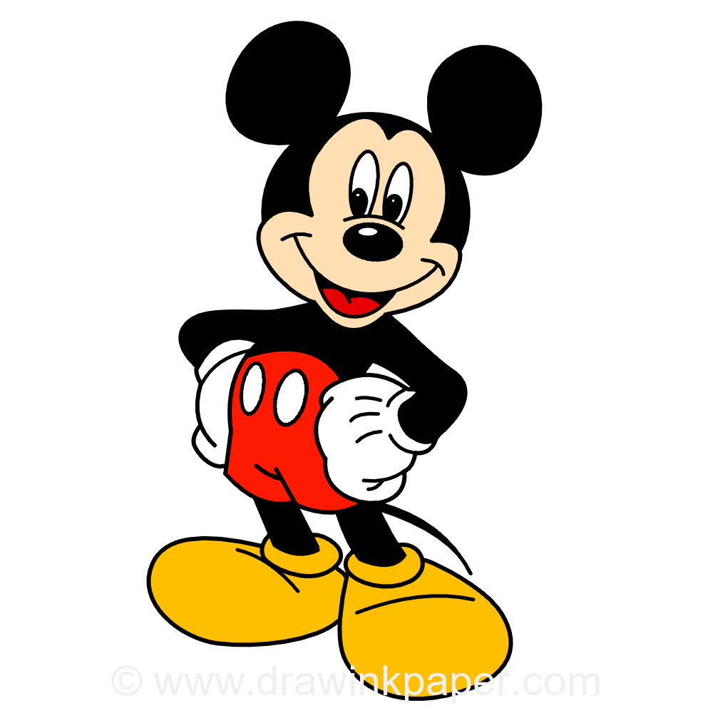 Drawing: Mickey Mouse